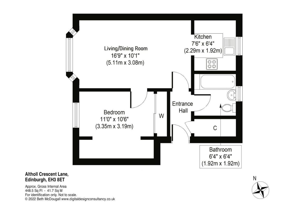Cosy 1 Bedroom In The West End EDI Exterior foto